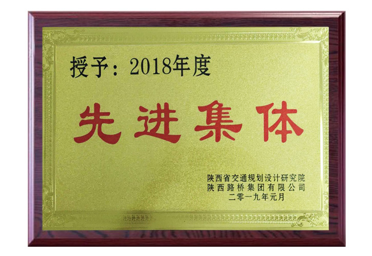 2018年度 先進集體(tǐ)